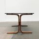 Set of 3 Norwegian Mi-Century Style Siesta Lounge Chairs and Glass Side Table by Ingmar Relling for Westnofa
