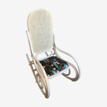 Rocking chair design restauré vintage