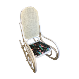 Rocking chair design restauré vintage