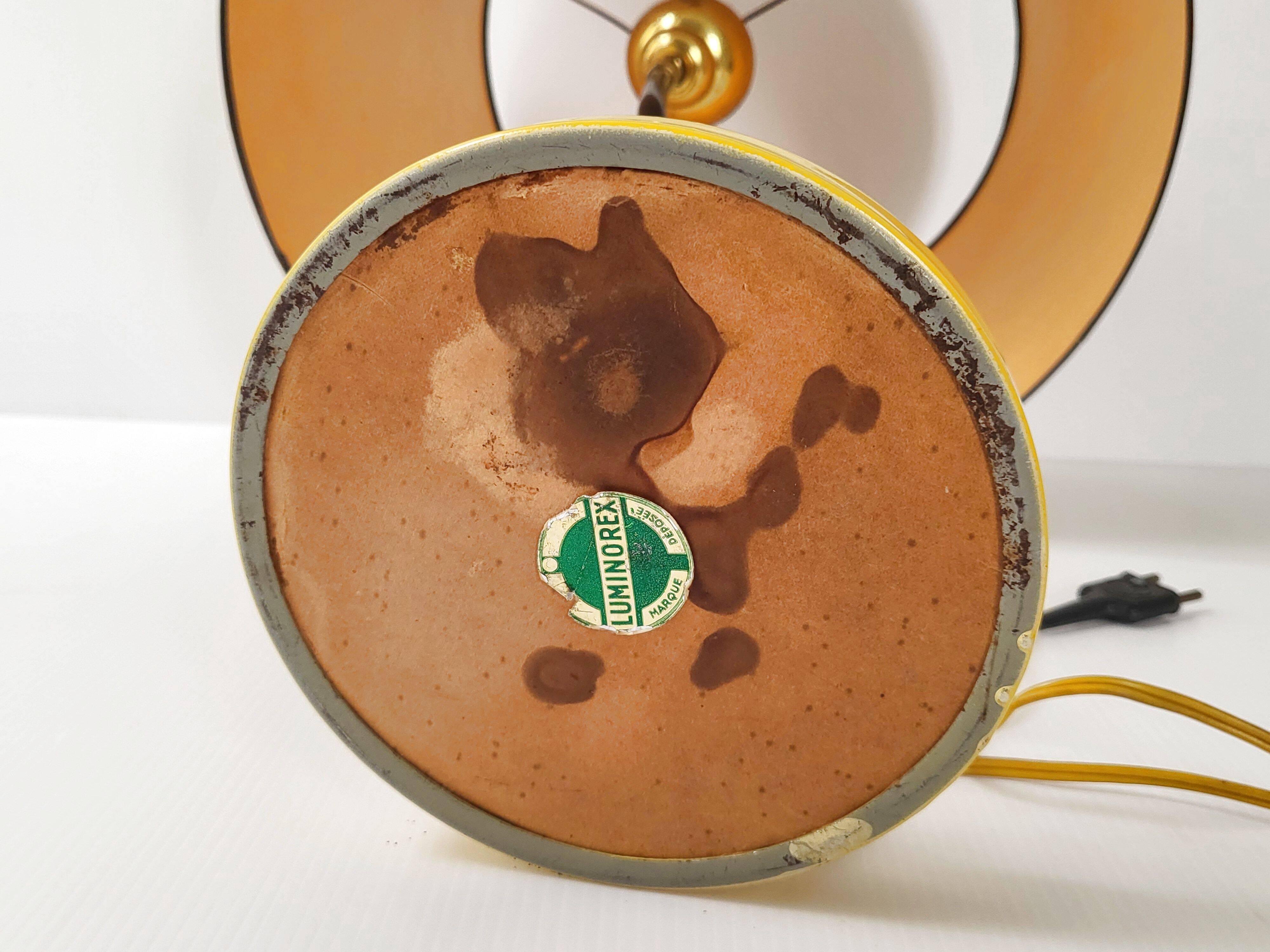 Vintage Luminorex lamp 1950