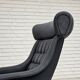 1970s, Danish design by Illum Wikkelsø, reupholstered armchair, leather.