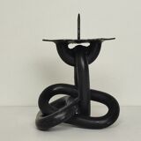 Brutalist "chain" candle holder