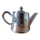 Silver-plated metal teapot vintage potter 240546
