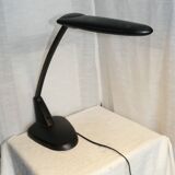 Black desk lamp Unilux Brio design 1980