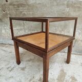 Old display cabinet shop display case or museum cabinet