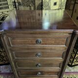 Louis XVI style mahogany semainier