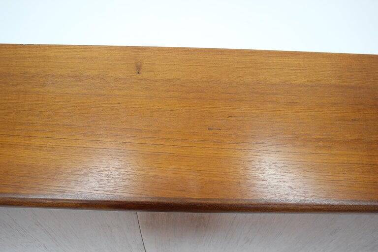1960s Upcycled Danish Mid-Century Modern Teak Sideboard on Hairpin Legs