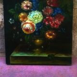 Painting "with a vase of flowers"