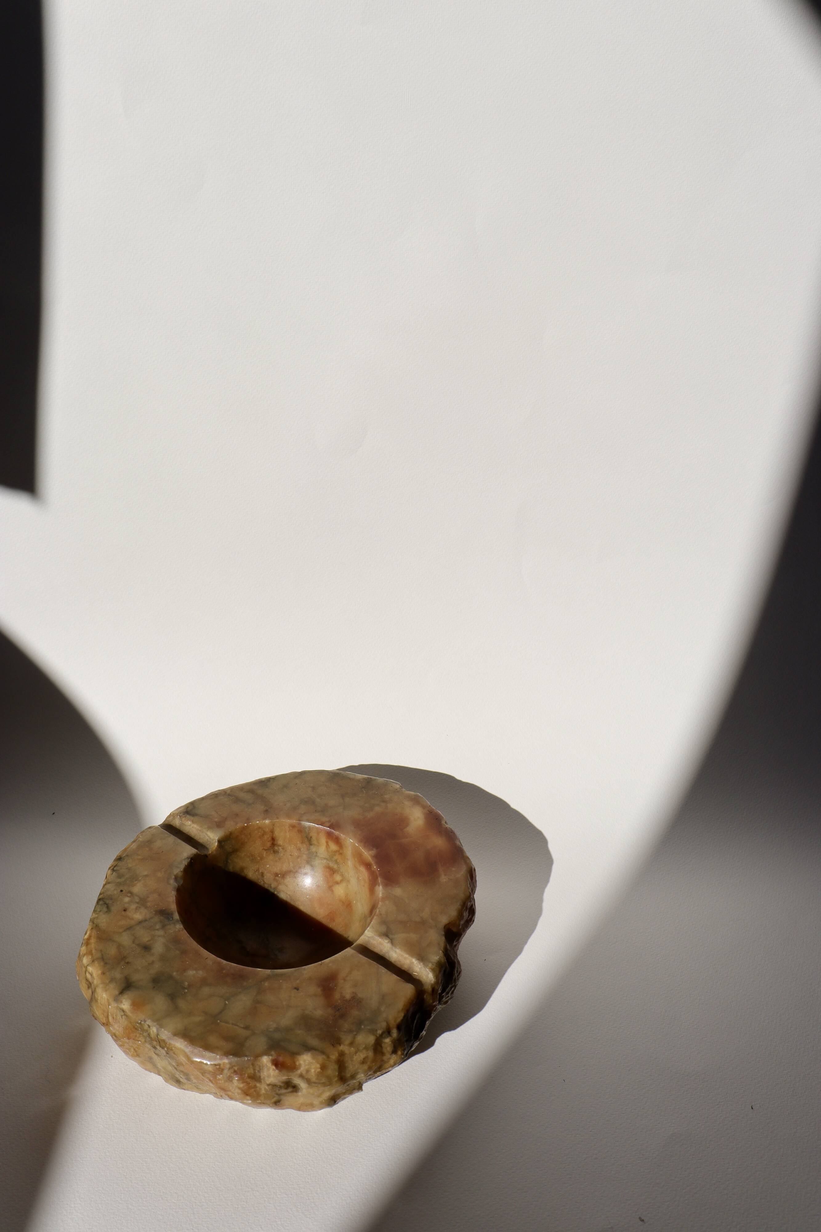 Ashtray in stone