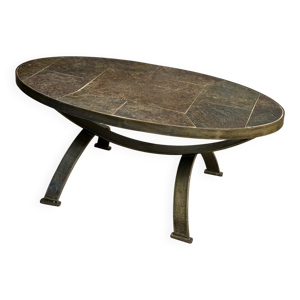 Table basse en fer forgé