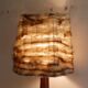 Terracotta lamp turned 1960
