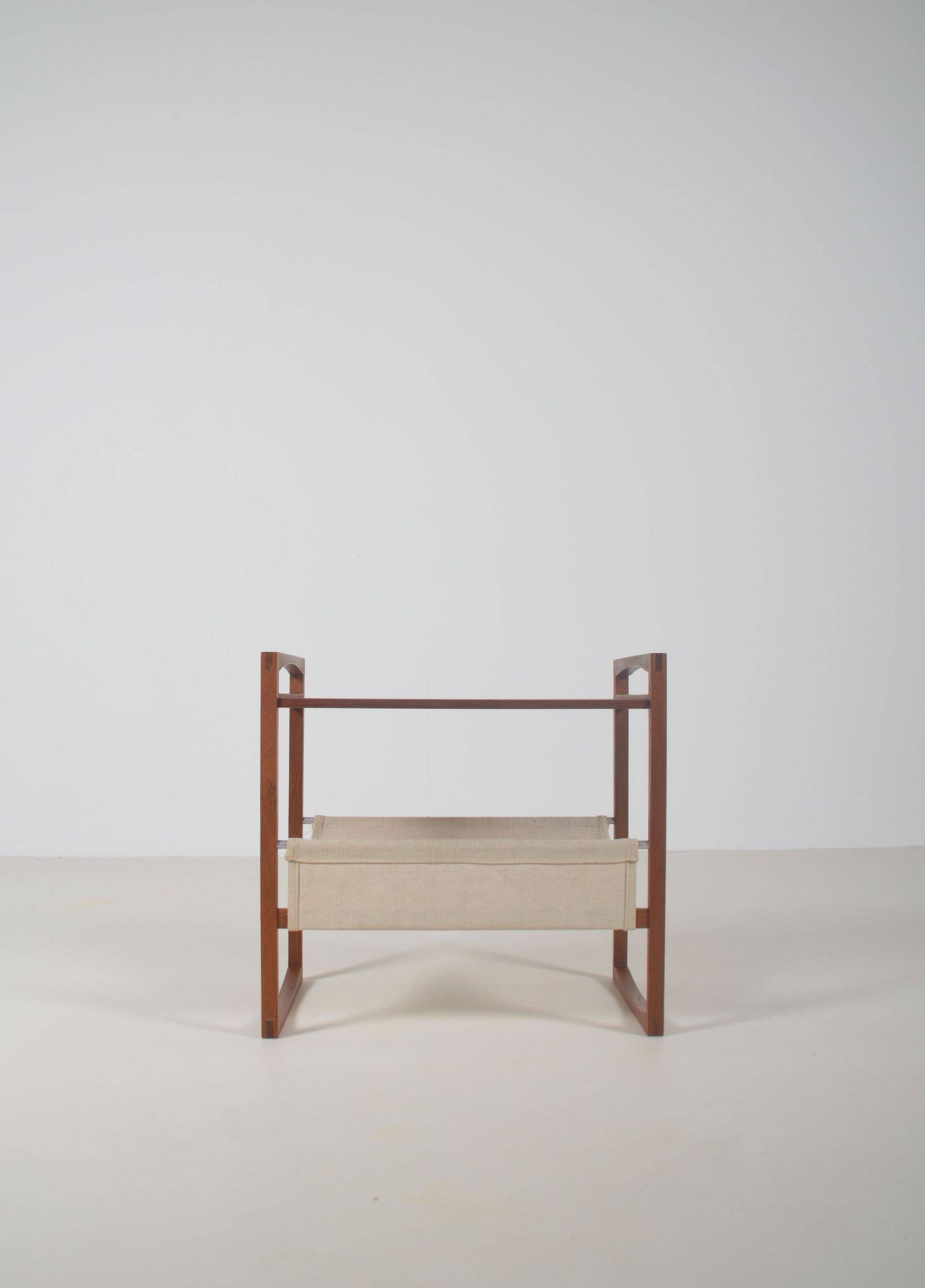 Danish magazine holder designed by Kai Kristiansen for Sika Møbler, 1960s