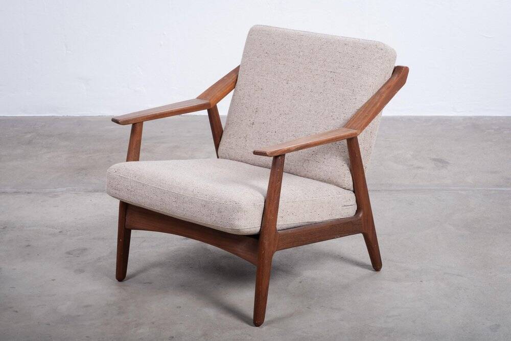 Fauteuils en teck par H. Brockmann-Petersen pour Randers Møbelfabrik, années 1960, ensemble de 2