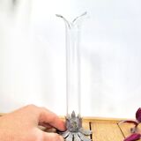 Soliflore old glass & tin