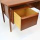 Cowhorn desk (Tijsseling Nijkerk) in teak