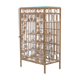 Gold metal wine rack or cocktail bar, 1950s, italy