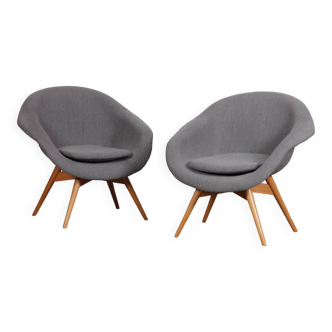 Pair of armchairs by miroslav navratil, 1960