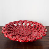 Fruit dish in majolica Cerenne Vallauris