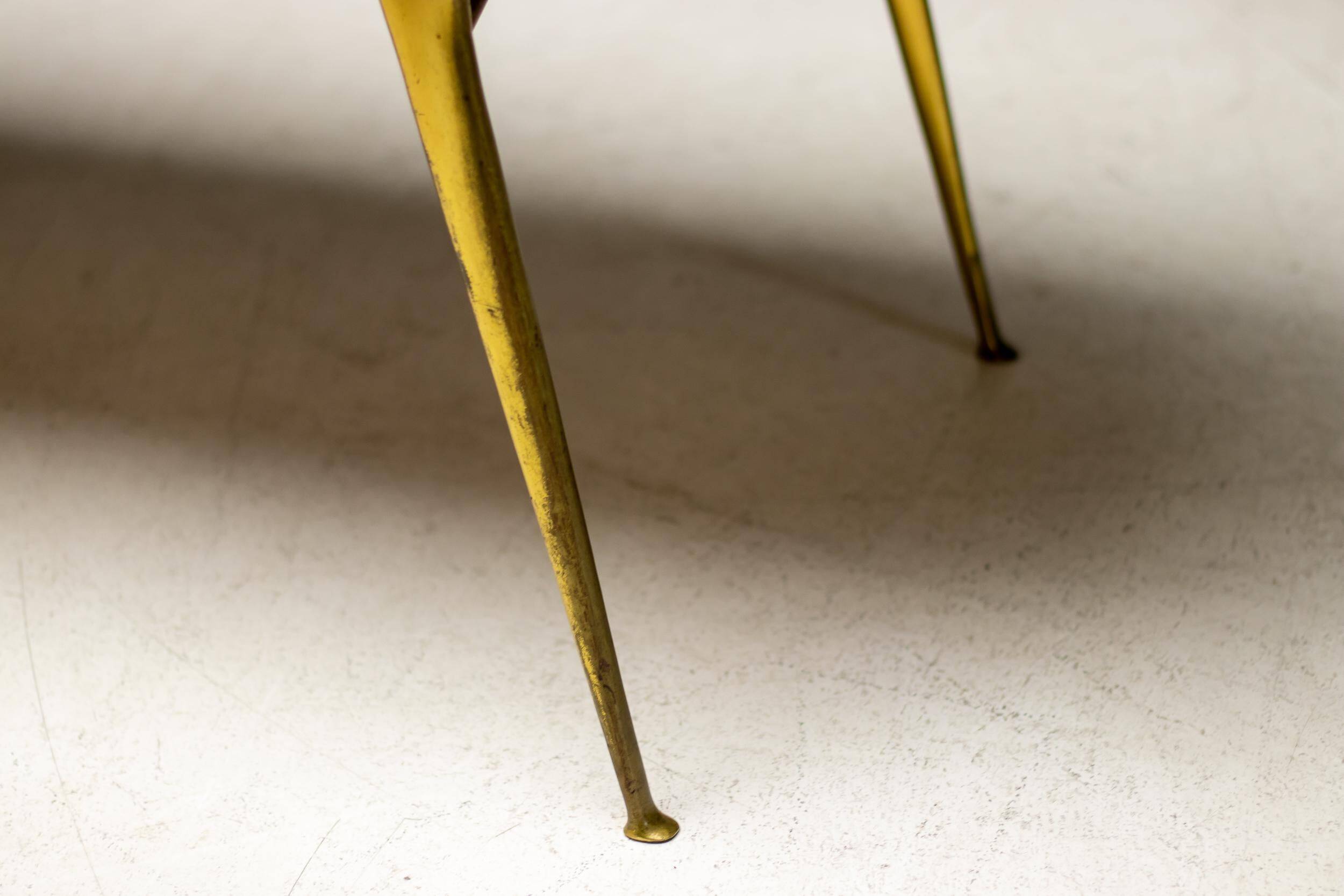Italian coffee table with marble top, 1960