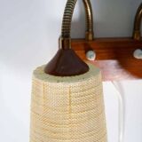 Vintage teak wall lamp for bedside, wall lamp Sweden 1960s