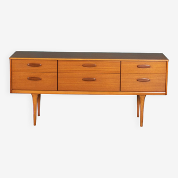 Commode buffet meuble tv rétro teck années 1960 austinsuite