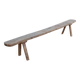 19th century oak farm bench