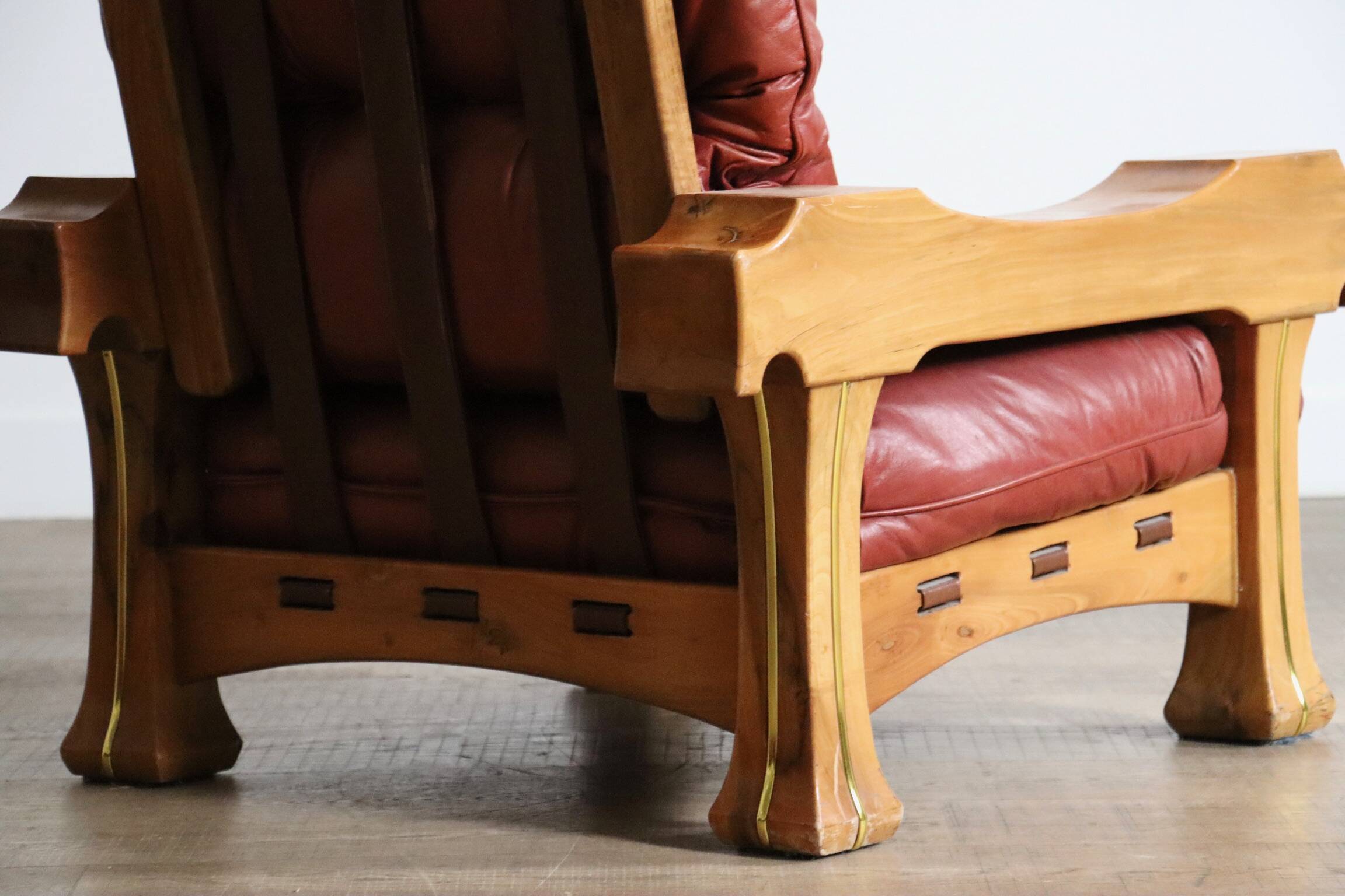 Hussar lounge chair by Luciano Frigerio, Italy 1970s