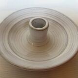 Four ceramic candle holders