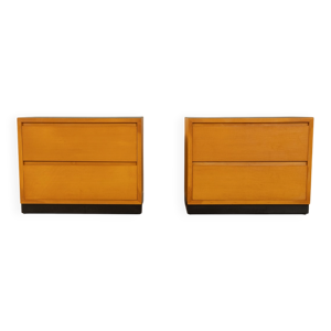 Paire tables chevet - 1950