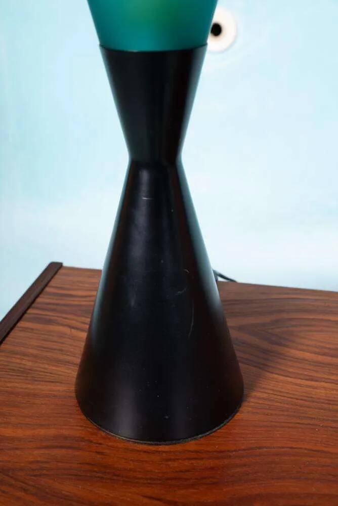 Vintage lamp from the 70s/80s, Memphis diabolo style.