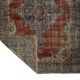 One-of-a-kind turkish handwoven vintage rug - rustic vintage charm 322x 225