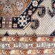 Handmade vintage Turkish Sivas rug 3.8' x 6.3' (118cm x 194cm) 1950s