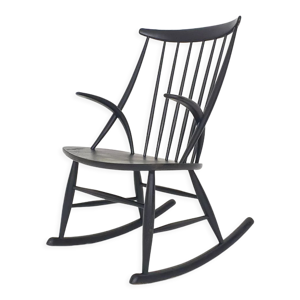 Rocking-chair en bois - illum