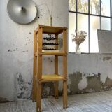 Renewed pine bookcase