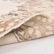6x9 Cream & Brown Oriental Vintage Rug, 175x290Cm