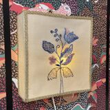 Applique embroidery, Scandinavian design, 1950s