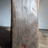 Antique oak pedestal