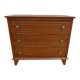 Antique commode post Art Deco circa 1940 in solid pine wood with its patina.