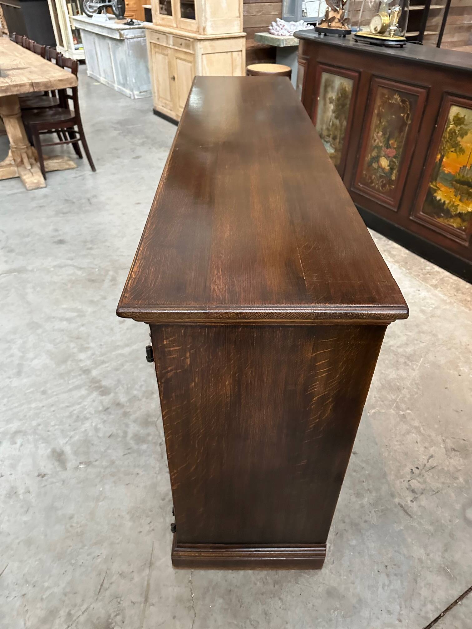Solid oak sideboard, 1960s