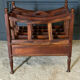 English mahogany magazine holder 1 drawer Mid-twentieth
