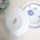 Dessert plates x 5, Saint Amand, hand-painted pattern, floral, French manufacture, vintage