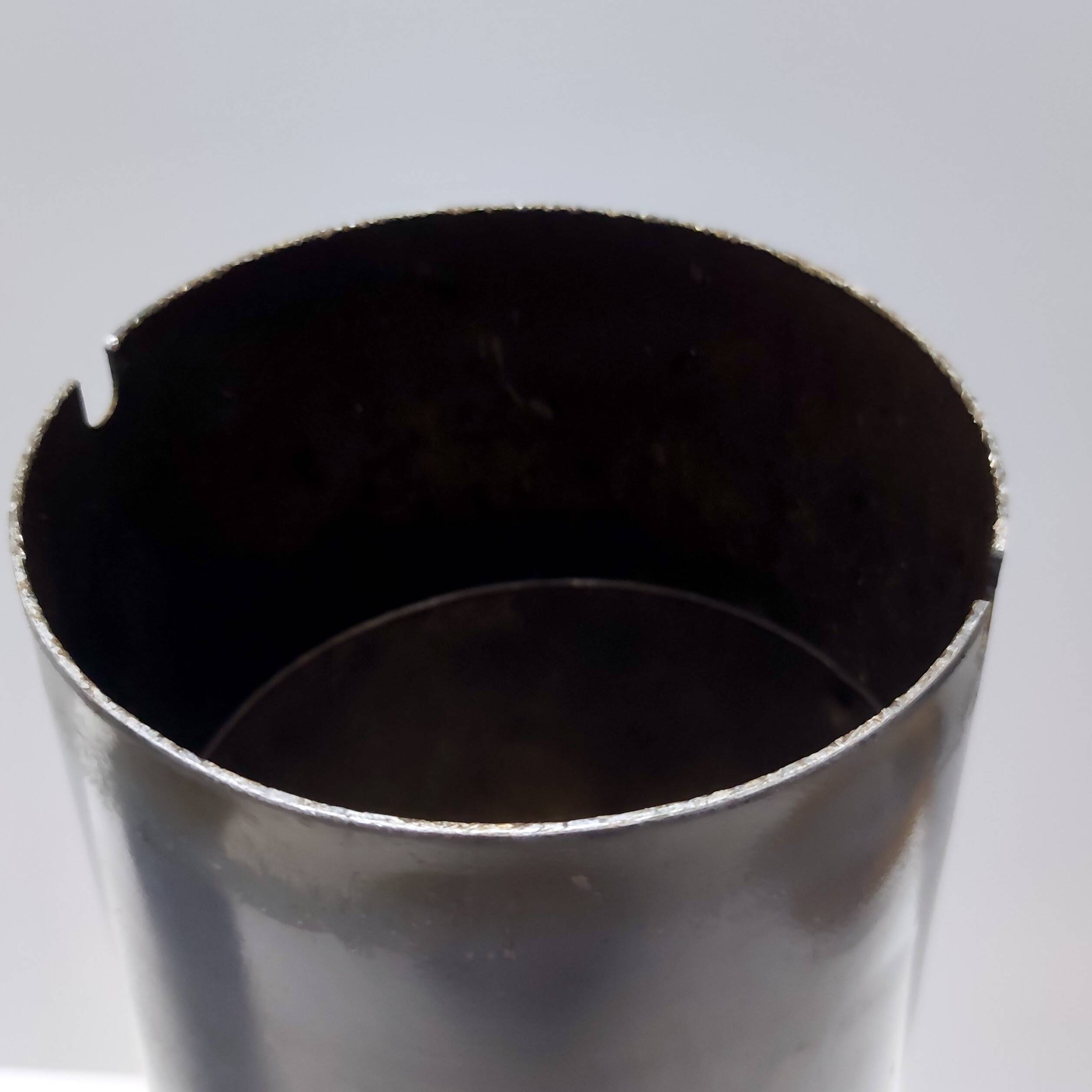 Chrome-Plated and Varnished Metal Ashtray Stand by Stilnovo, Italy