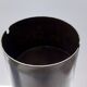 Chrome-Plated and Varnished Metal Ashtray Stand by Stilnovo, Italy