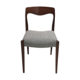 Chaise scandinave retapissée