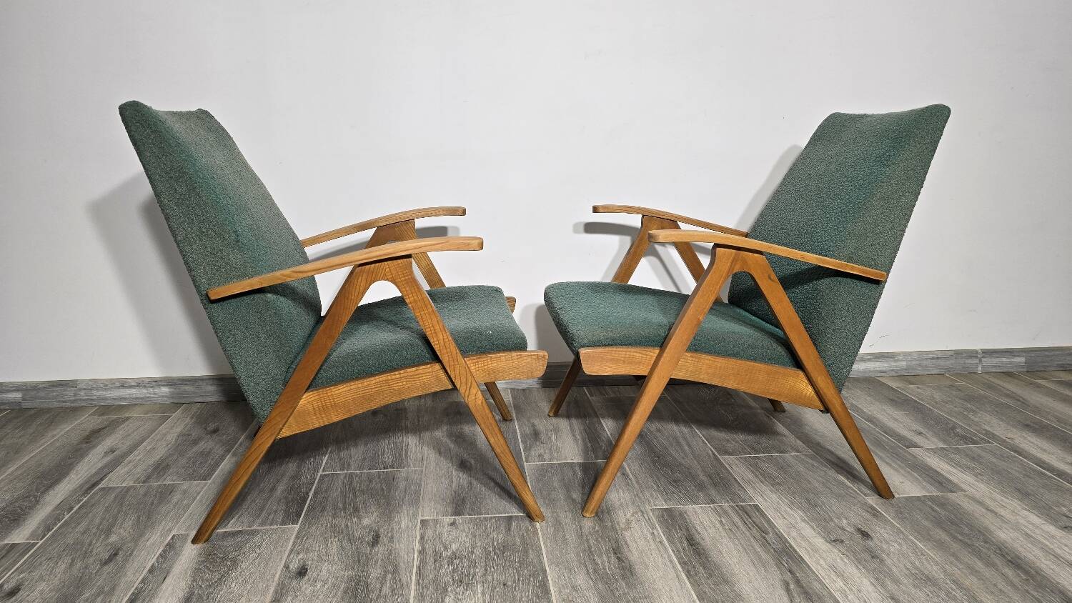 Set of Mid-Century Armchairs