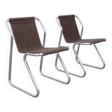 Lot de 2 chaises Slingback par Topform, années 1970