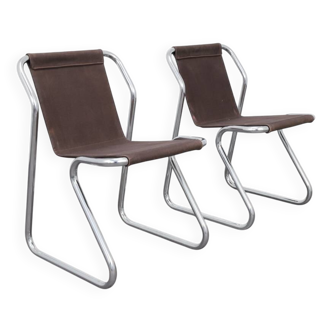 Lot de 2 chaises Slingback par Topform, années 1970
