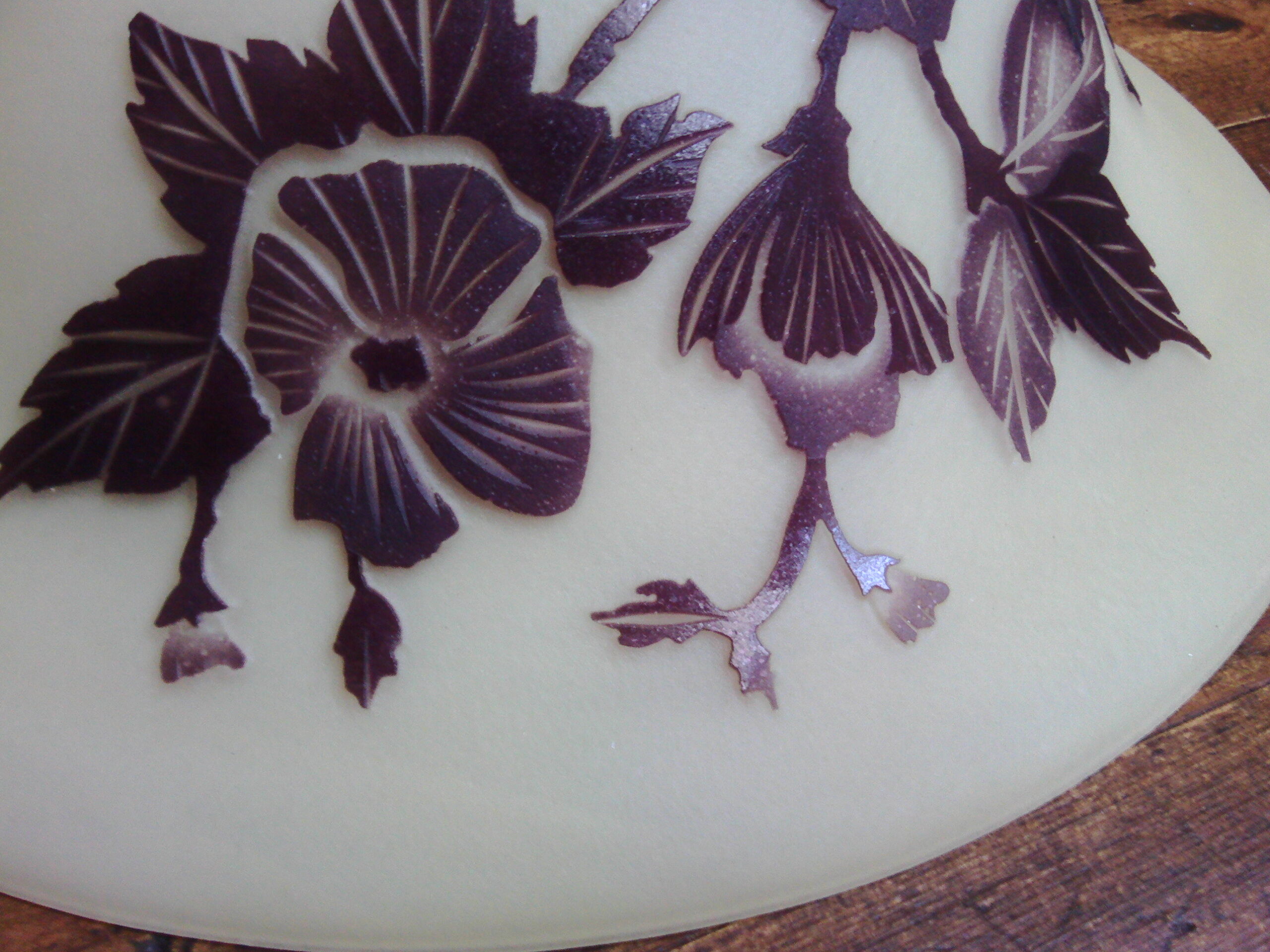 Two Vianne glassware wall light