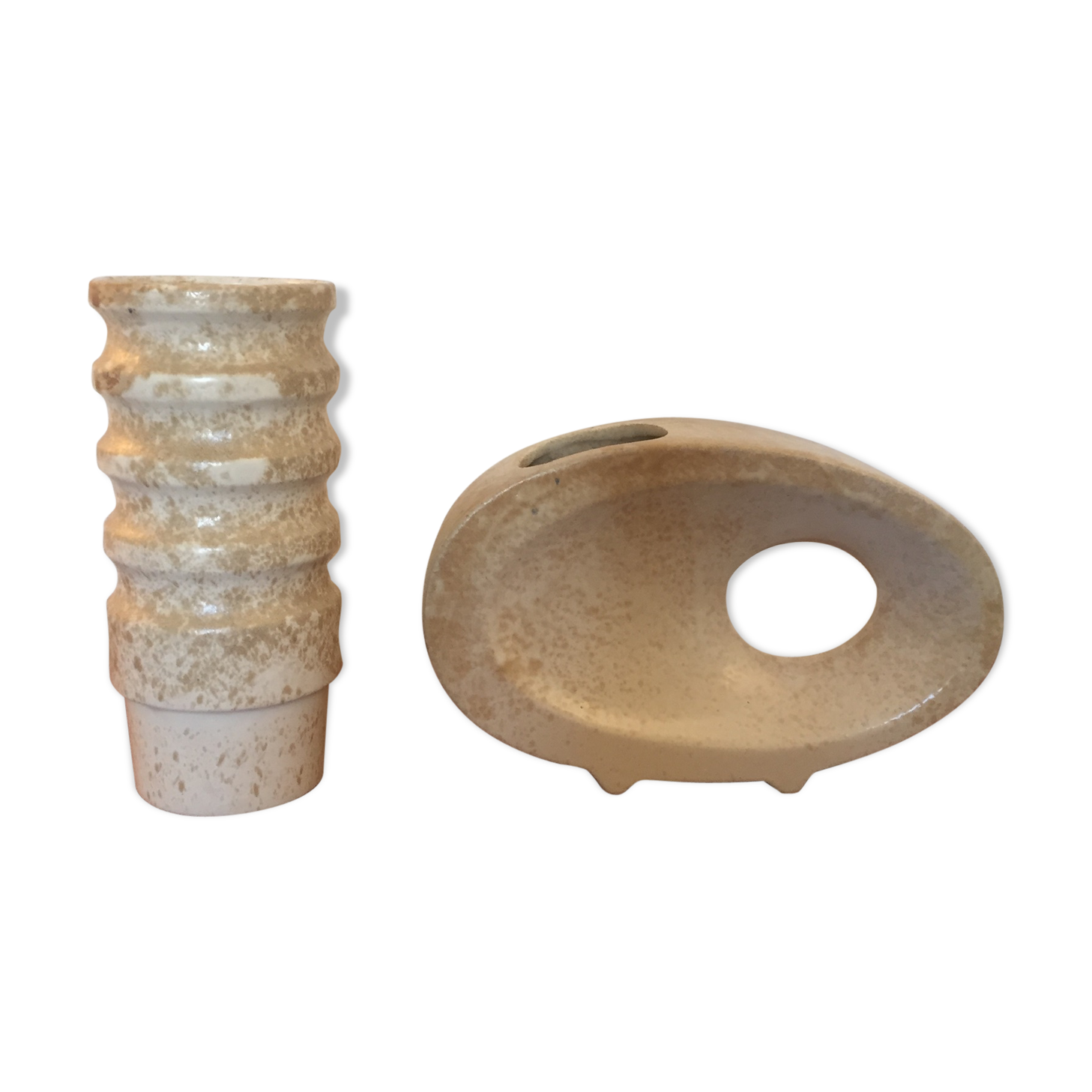 Pair of ceramic vases, Italy 1970