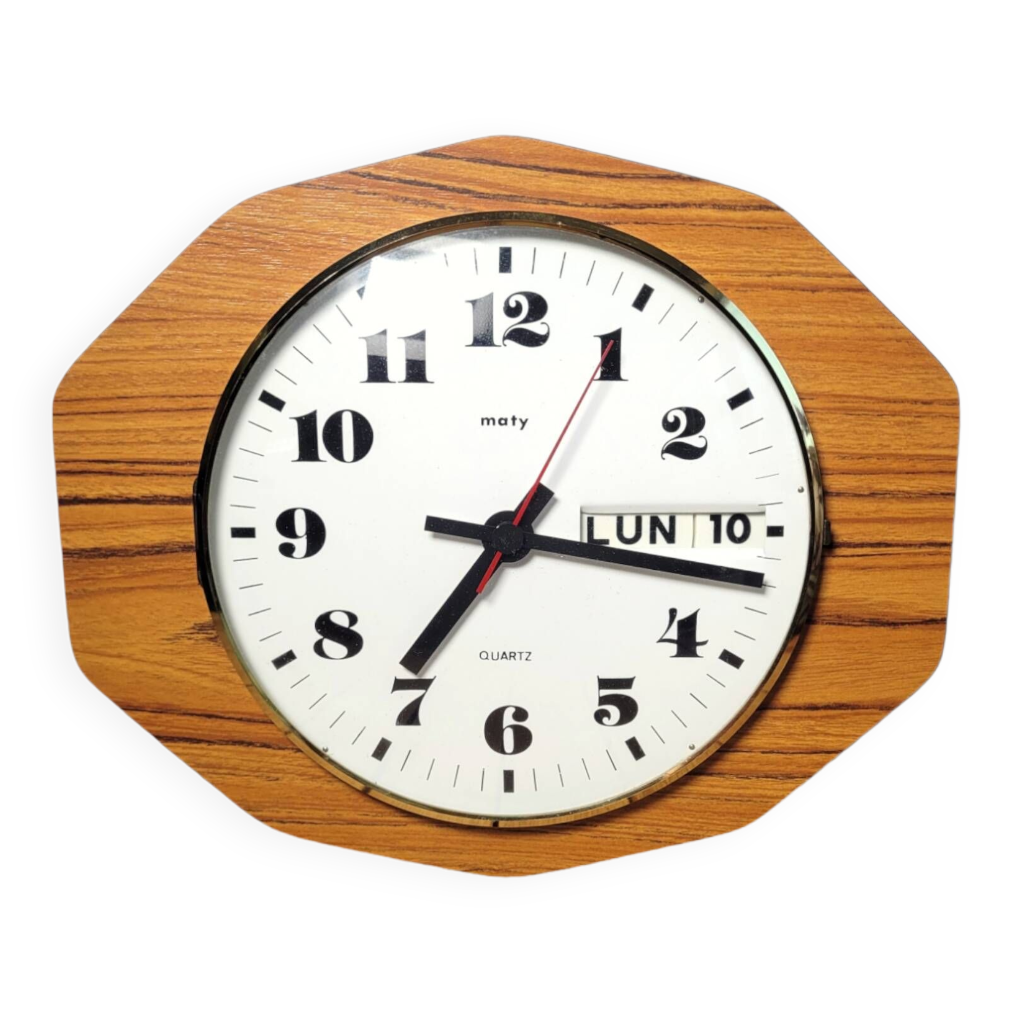 Vintage Maty wall clock 1970